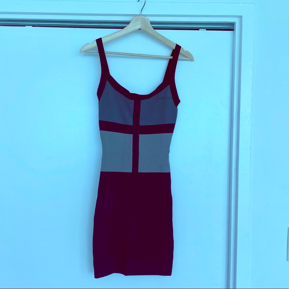 BGBGMaxazria Block Bandage Dress